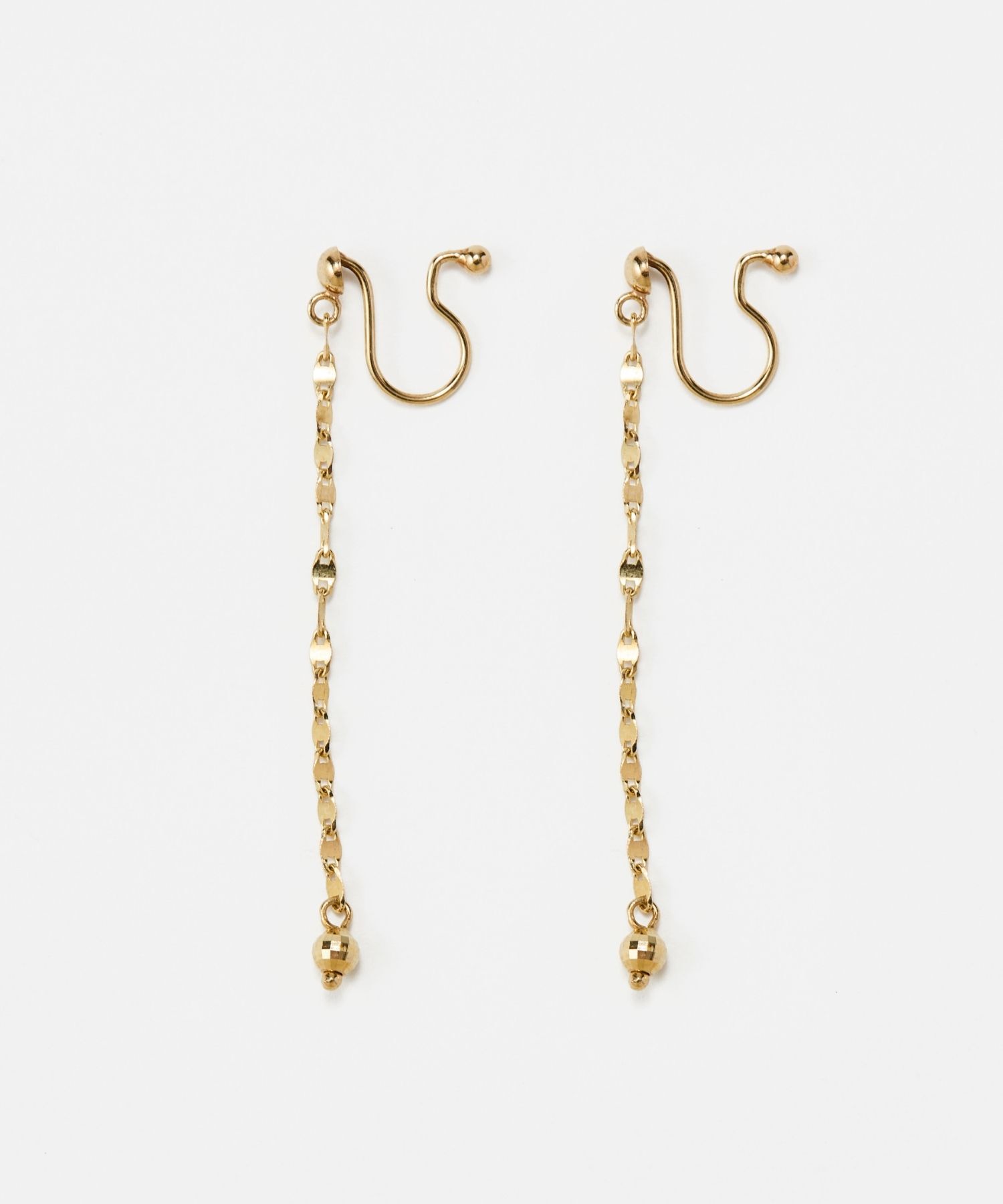 JUPITER「【K10】ミラーボールチェーンイヤリング 」|イヤリング|