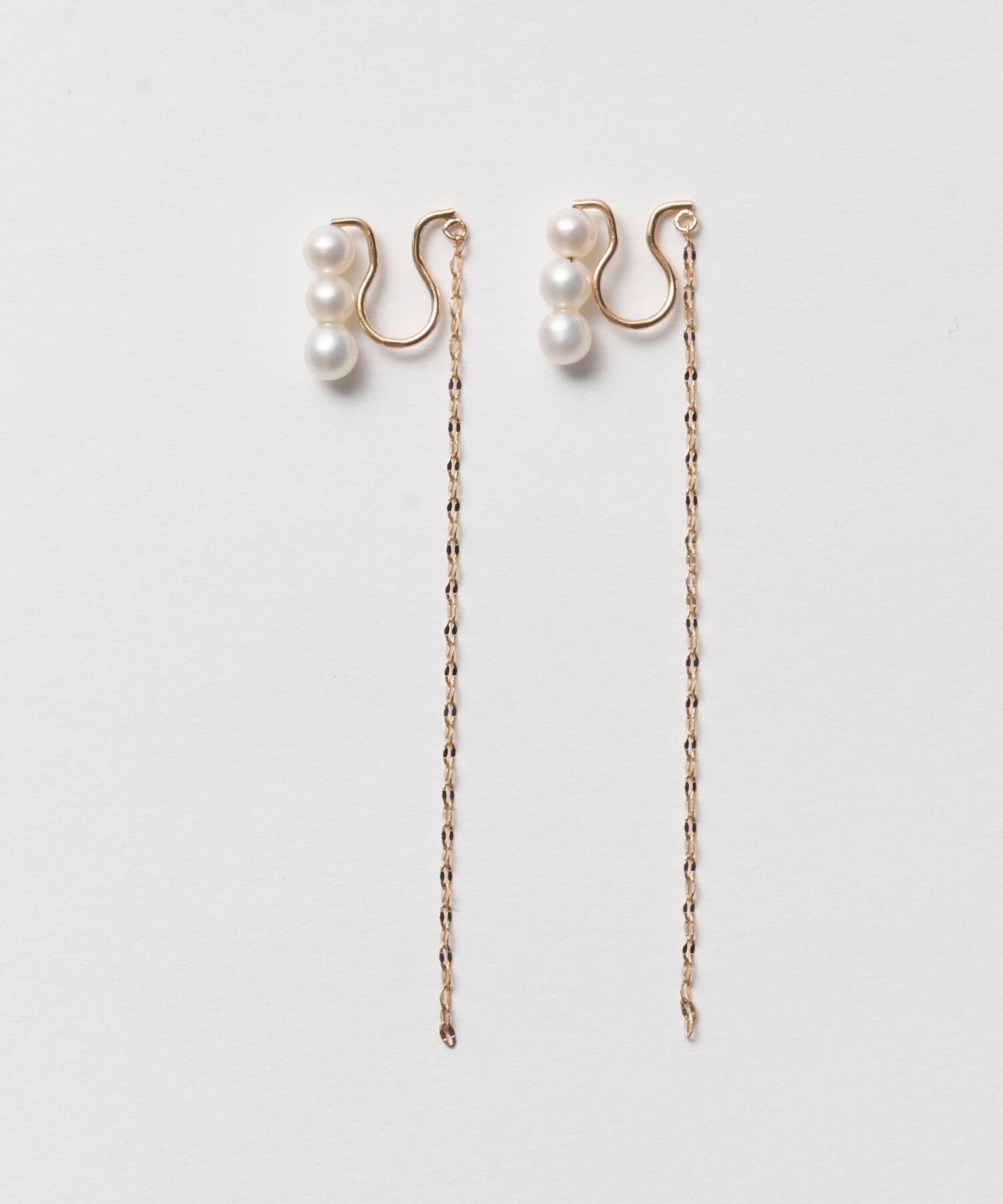 JUPITER「【K10】モードスリーパールイヤリング」|イヤリング|