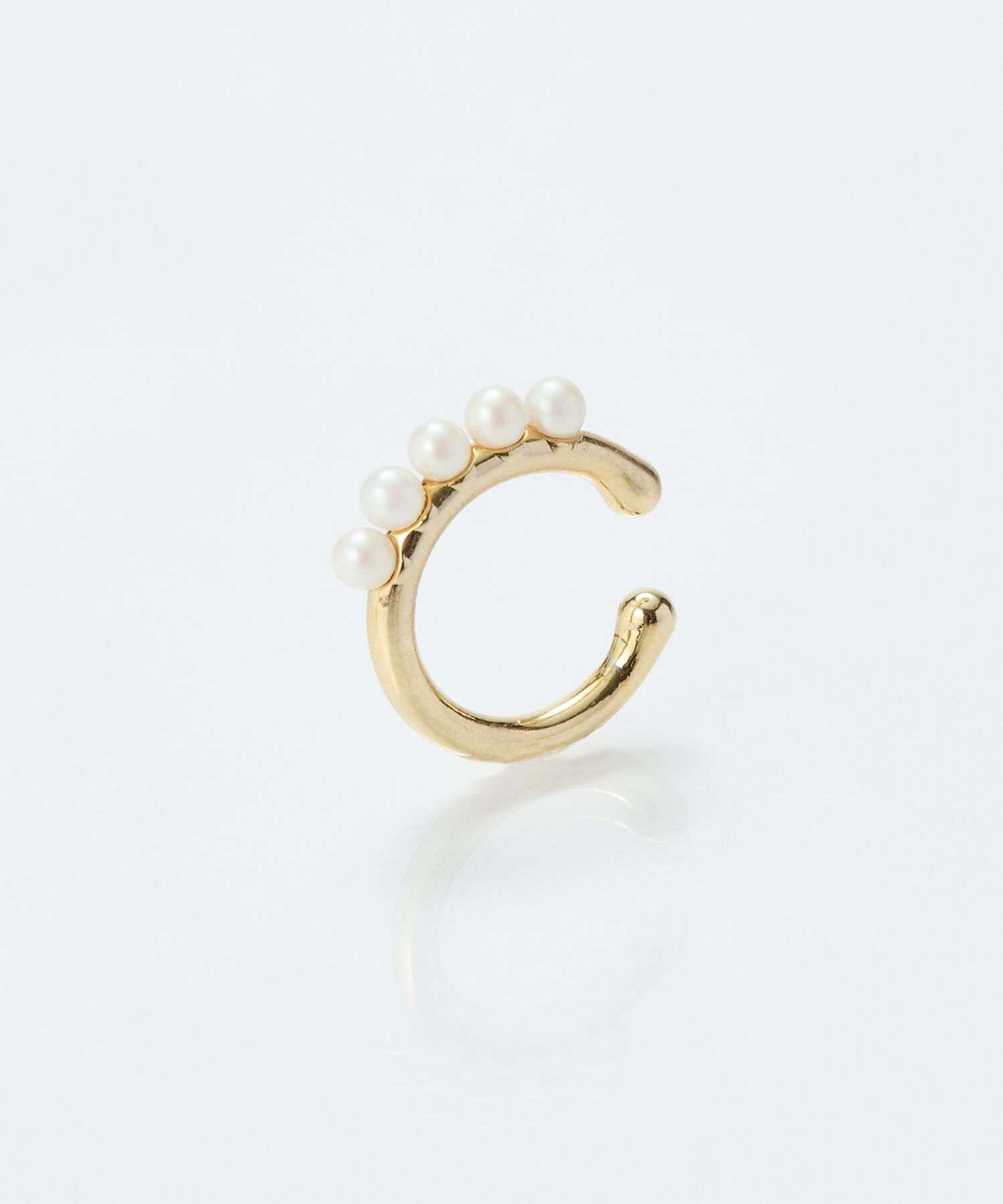 Phoebe「【金属アレルギー対応】パールフローイヤーカフ　ゴールド/ニッケルフリー」|イヤーカフ|