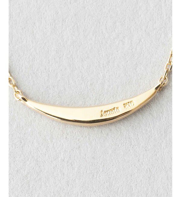 Jouete「K10YG レイヤー ムーン ネックレス」|ネックレス|