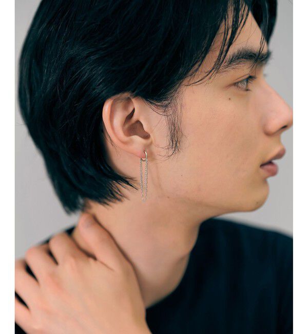 Jouete「[ダブルフェイス]イヤリング チェーン」|イヤリング|