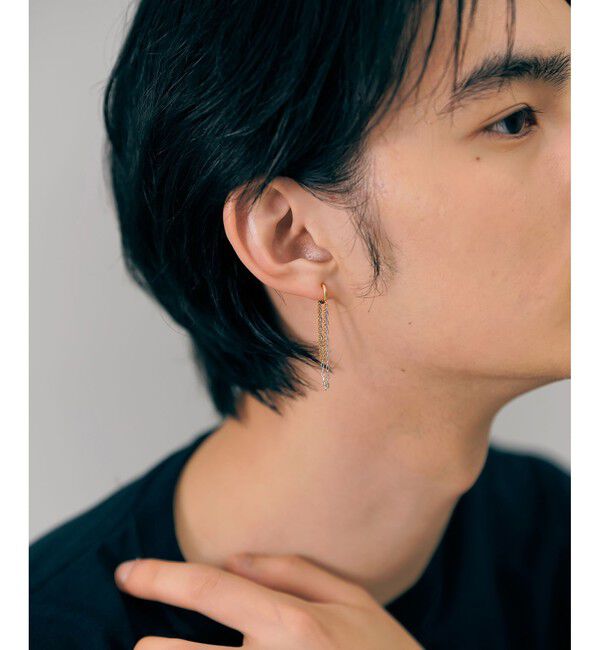 Jouete「[ダブルフェイス]イヤリング チェーン」|イヤリング|