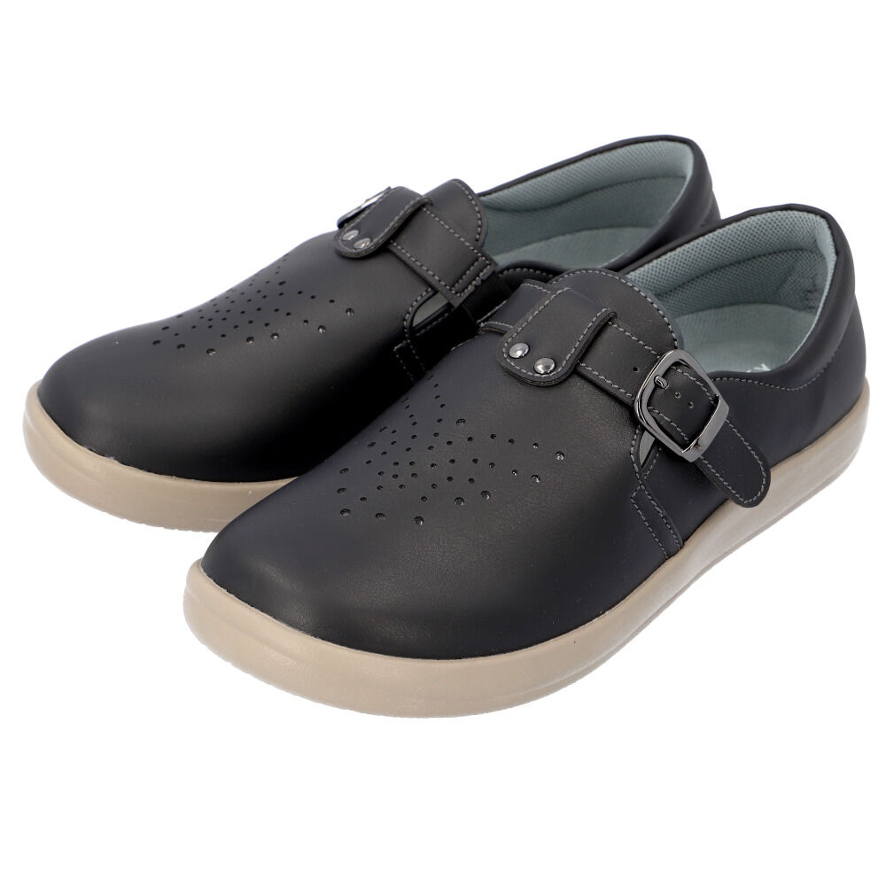 BACKYARD FAMILY「レディース シューズ 通販 カジュアル 幅広 疲れにくい ゆったり 歩きやすい 靴 調整可能」|パンプス|ブラック1