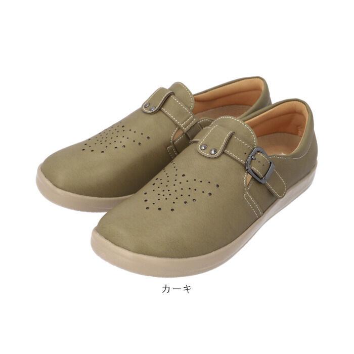 BACKYARD FAMILY「レディース シューズ 通販 カジュアル 幅広 疲れにくい ゆったり 歩きやすい 靴 調整可能」|パンプス|