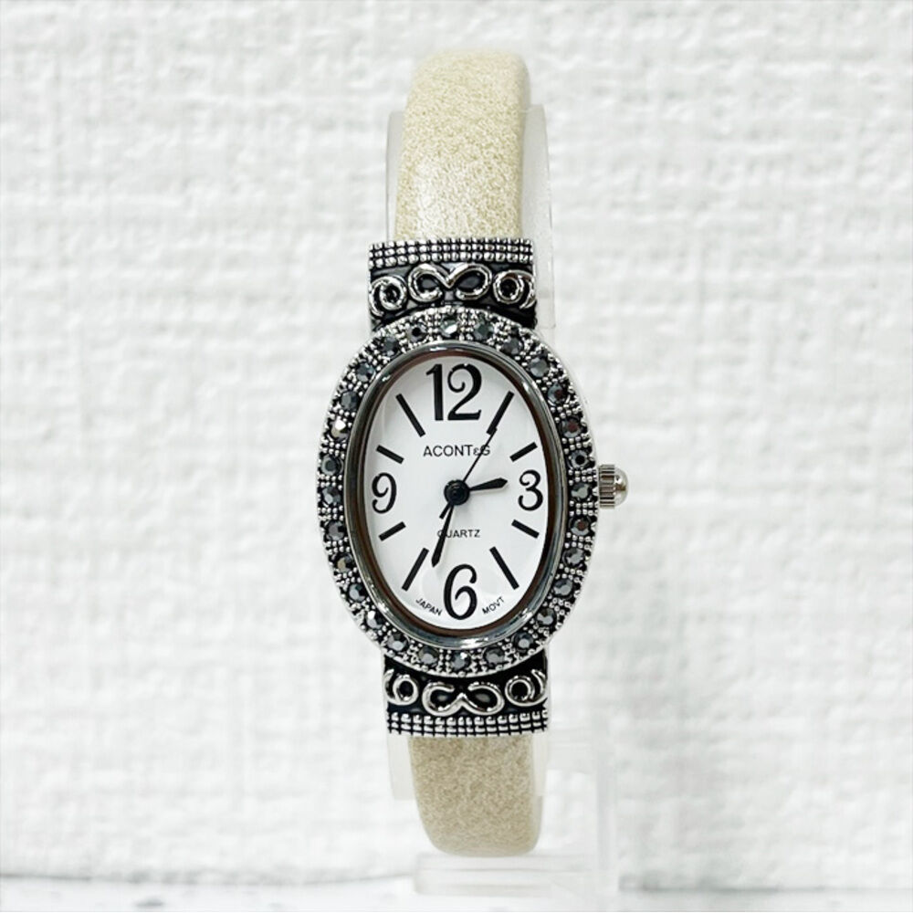 BACKYARD FAMILY「バングルウォッチ レディース 通販 リストウォッチ レディースウォッチ 腕時計 時計 かわいい」|腕時計|ホワイト1