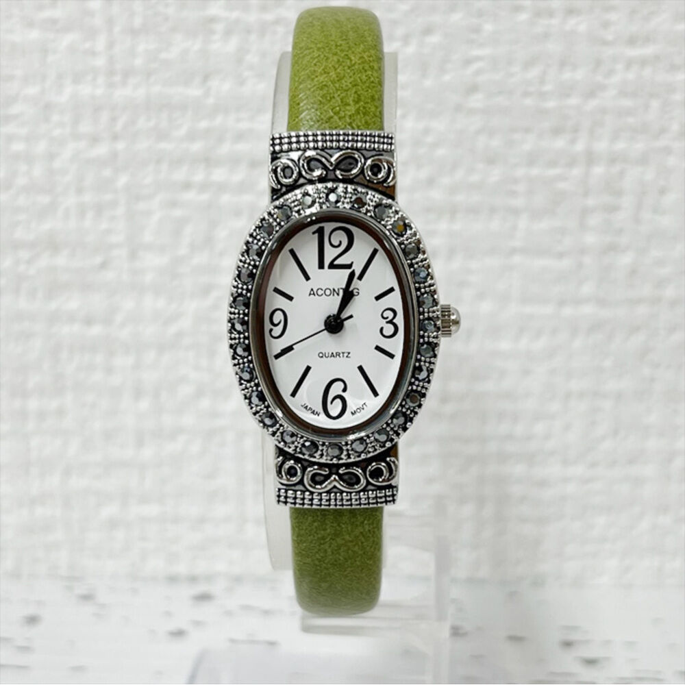 BACKYARD FAMILY「バングルウォッチ レディース 通販 リストウォッチ レディースウォッチ 腕時計 時計 かわいい」|腕時計|グリーン1