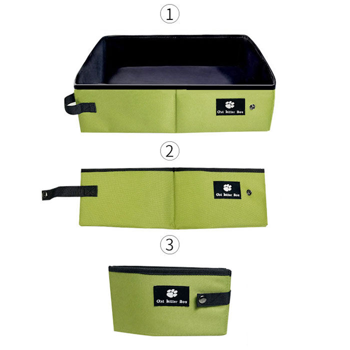 BACKYARD FAMILY「猫 トイレ 折り畳み 通販 折りたたみ ポータブル セカンドトイレ ペットトイレ 猫トイレ」|その他|