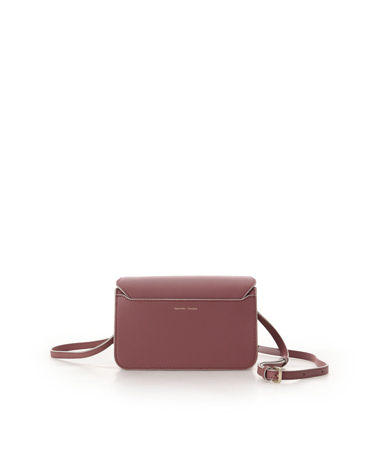 Samantha Thavasa「リボンモチーフ金具スプリットレザーショルダーバッグ」|ショルダー・メッセンジャー|