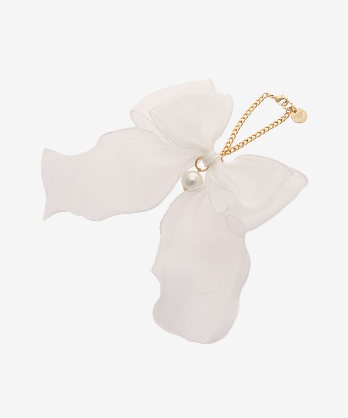Samantha Vega「オーガンジーリボンチャーム」|チャーム・キーホルダー|ホワイト