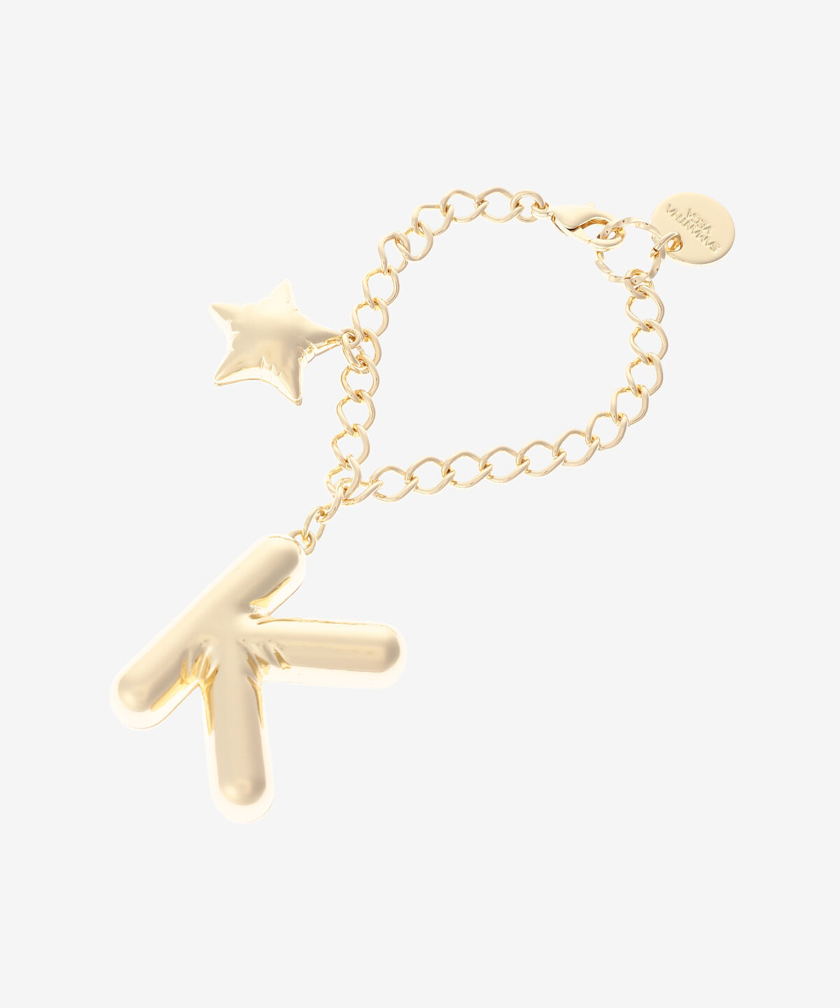 Samantha Vega「バルーンイニシャルチャーム（K）」|チャーム・キーホルダー|ゴールド