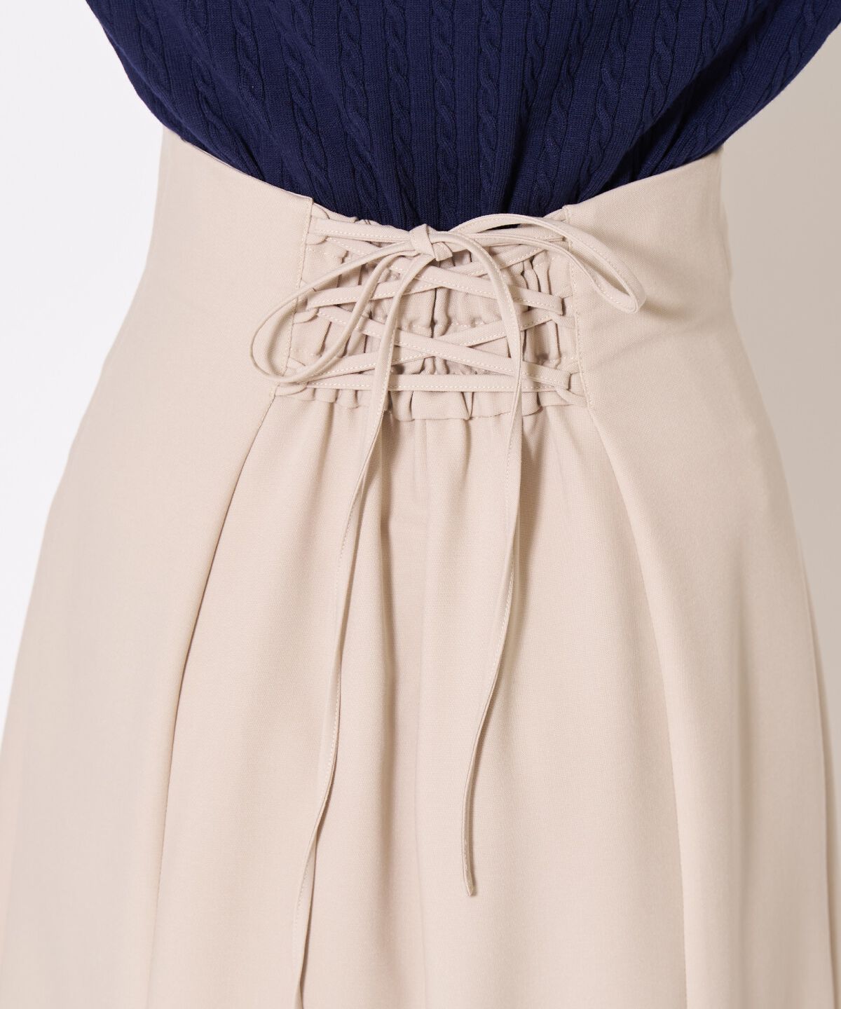 アンドクチュール「フロントZIPマーメイドスカート」|フレア|