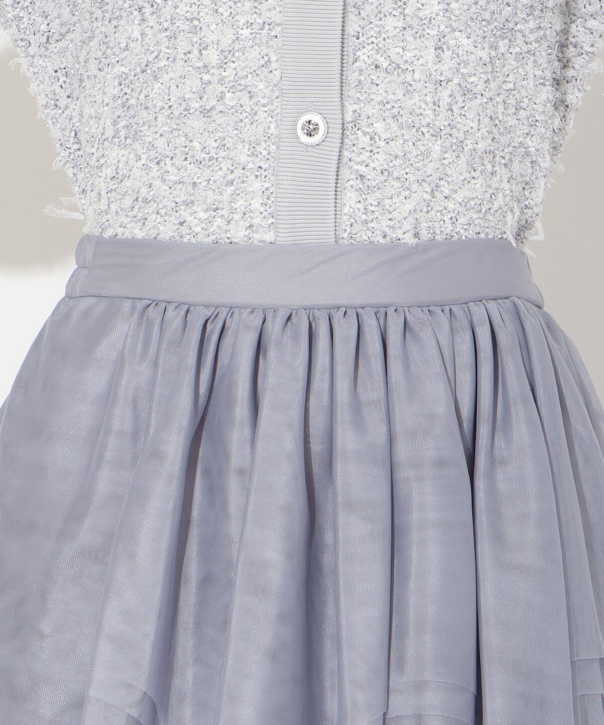 アンドクチュール「チュールティアードスカート」|フレア|