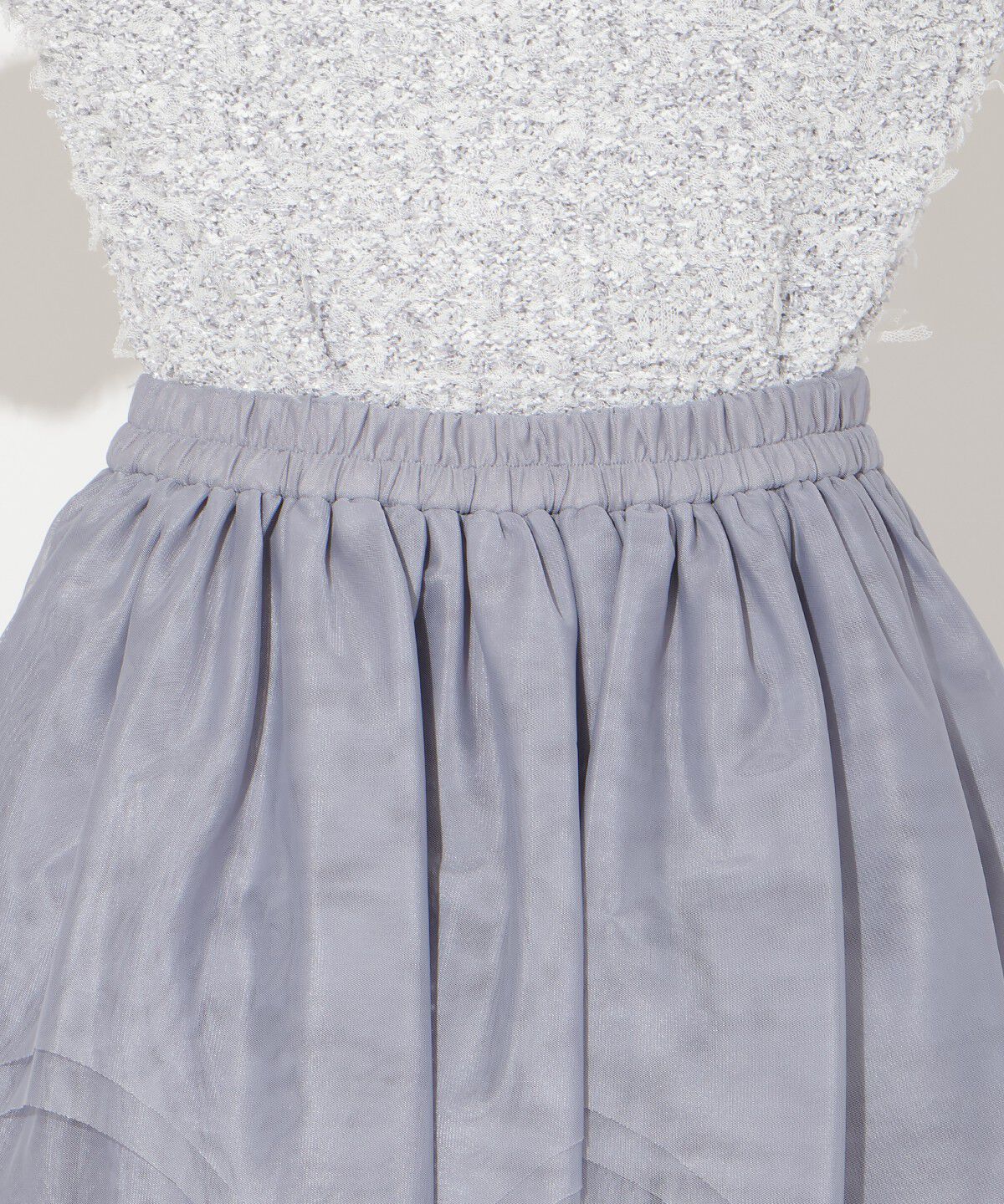 アンドクチュール「チュールティアードスカート」|フレア|