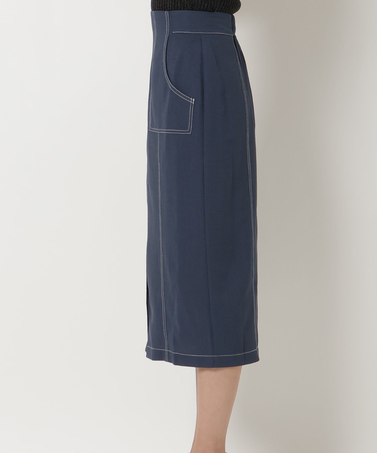 REDYAZEL「配色ステッチタイトスカート」|タイト|