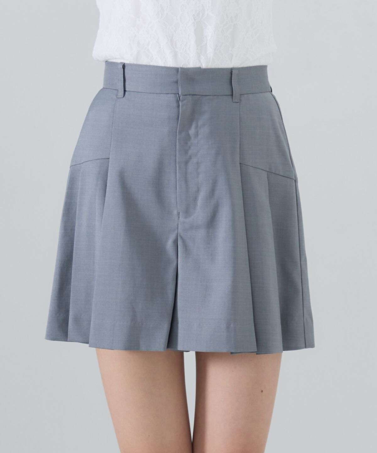 REDYAZEL「プリーツショートパンツ」|キュロット|