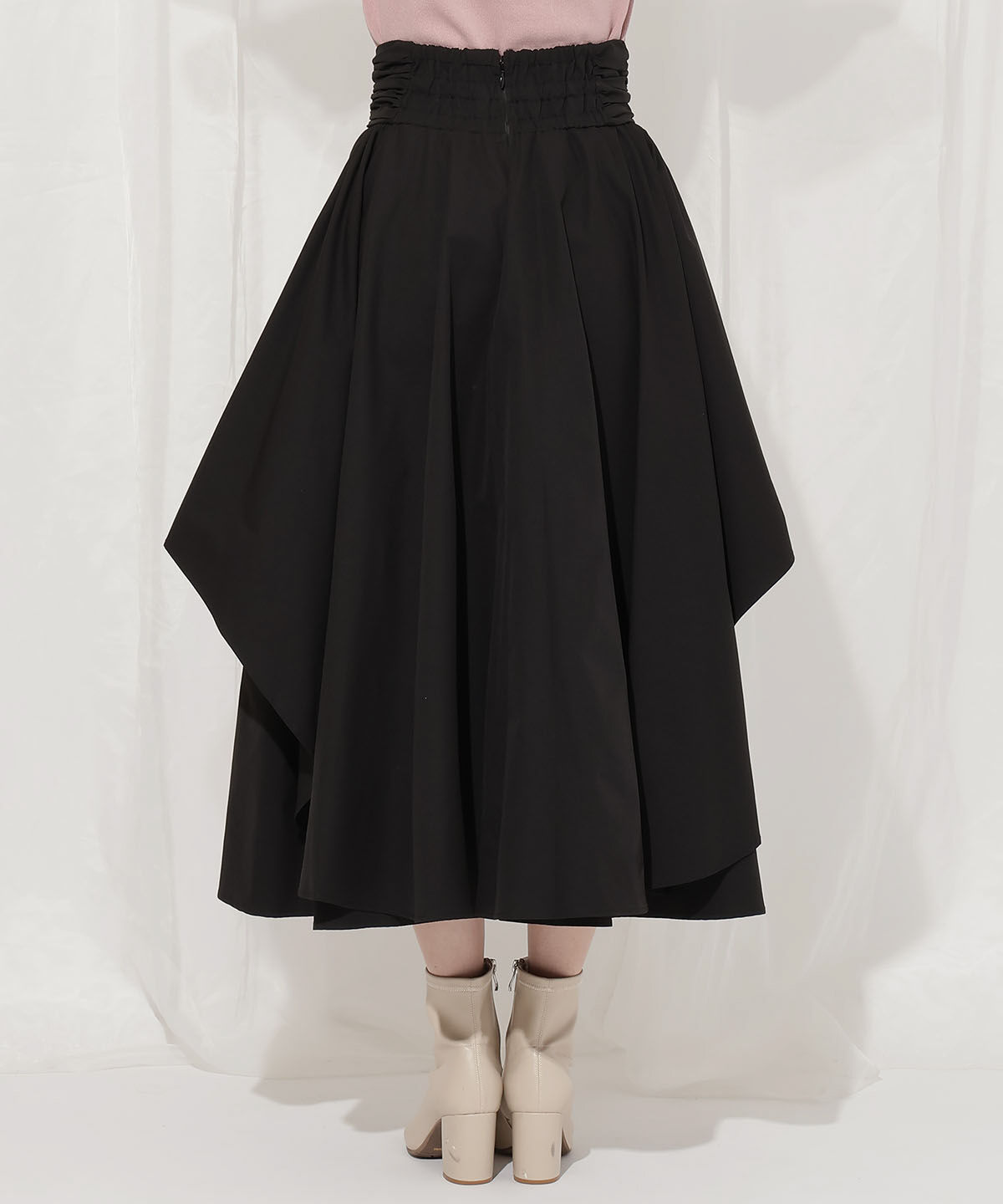 WILLSELECTION「ドロスト風リボンスカート」|フレア|