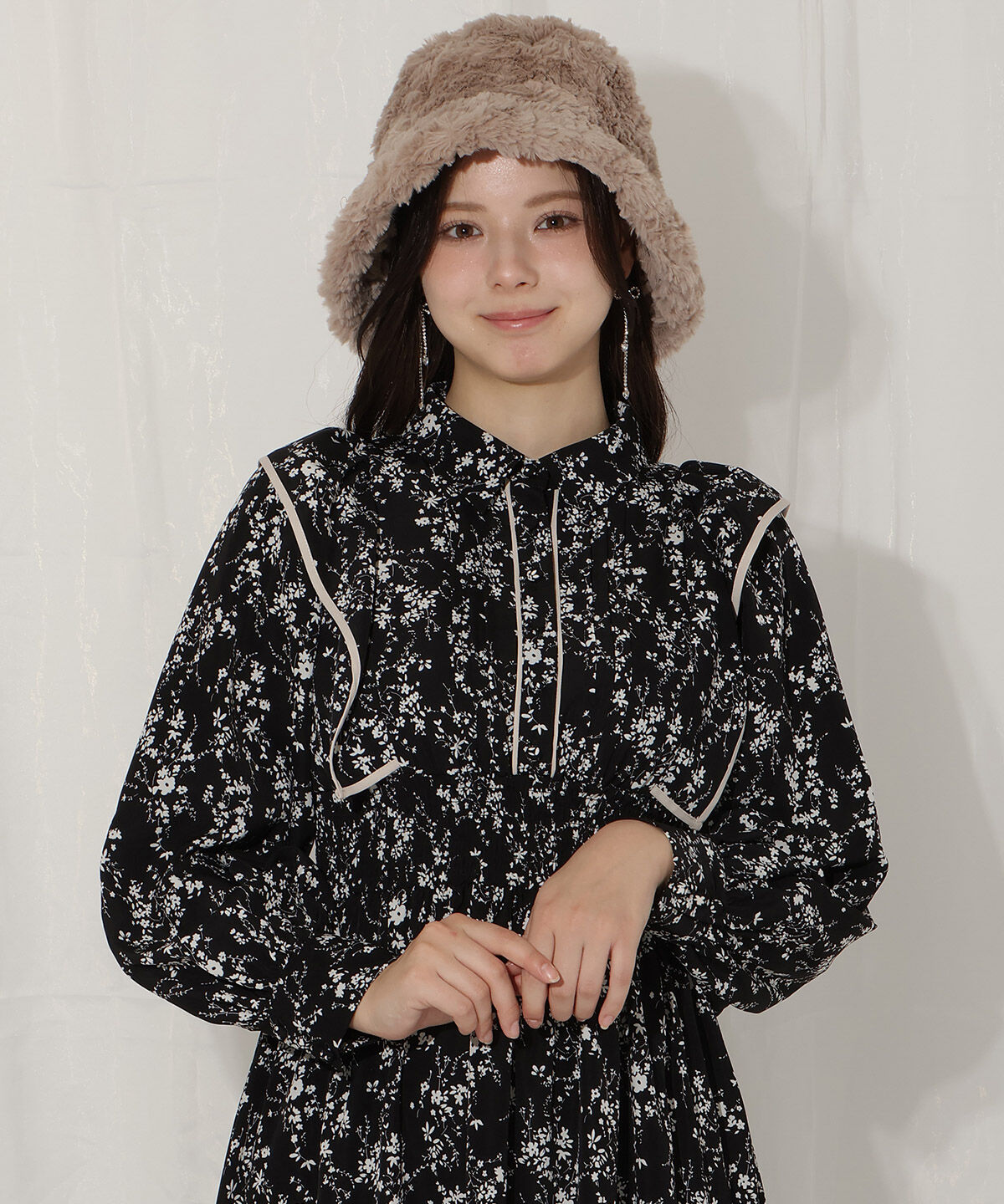 WILLSELECTION「ティアード切り替えパイピングフリルワンピース」|ワンピース|