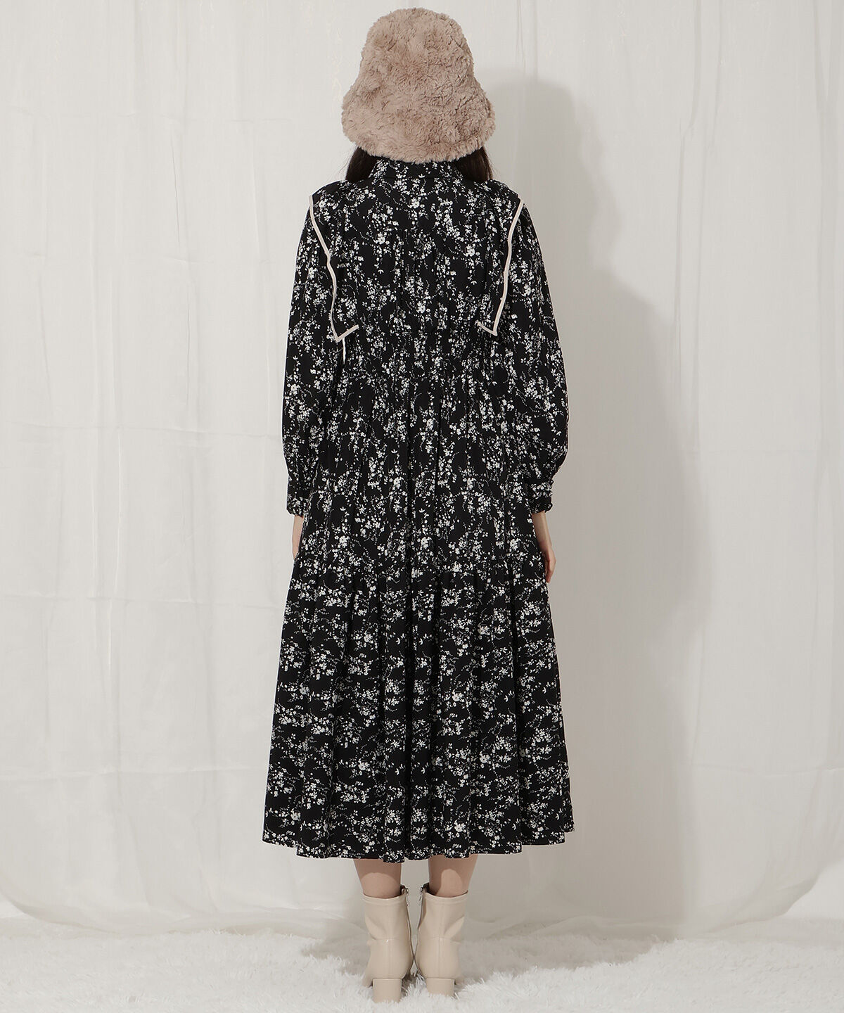 WILLSELECTION「ティアード切り替えパイピングフリルワンピース」|ワンピース|