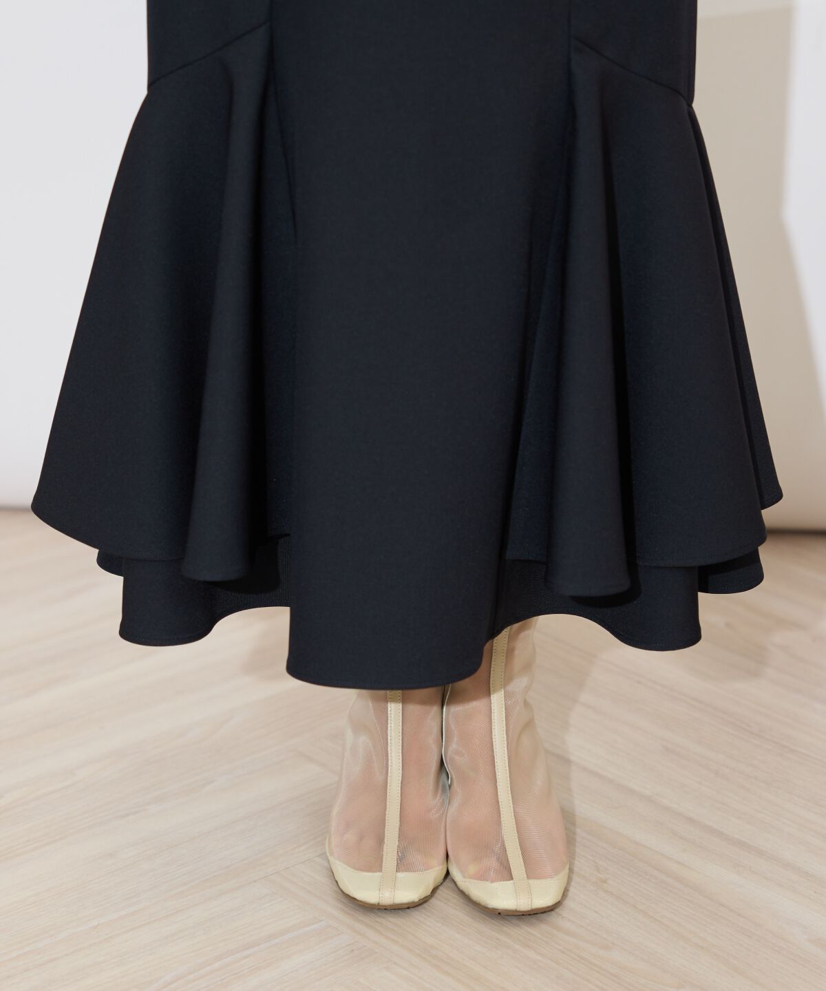 WILLSELECTION「裾ボリュームマーメイドスカート」|フレア|