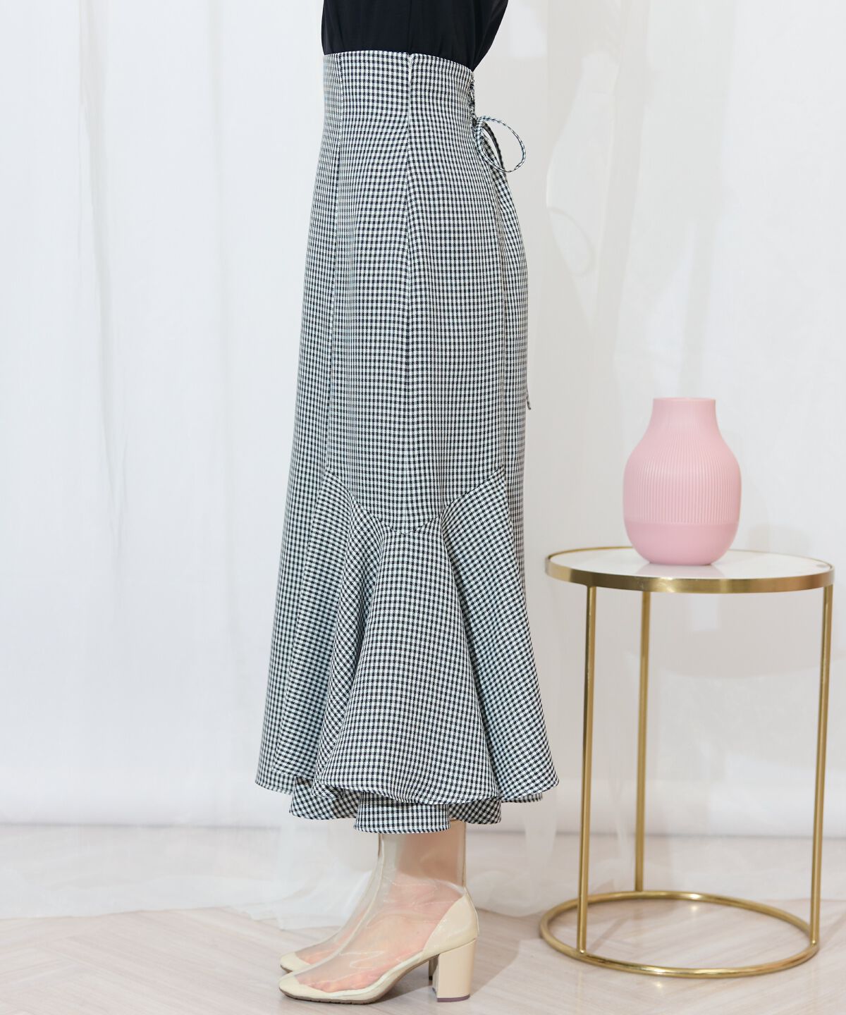 WILLSELECTION「裾ボリュームマーメイドスカート」|フレア|