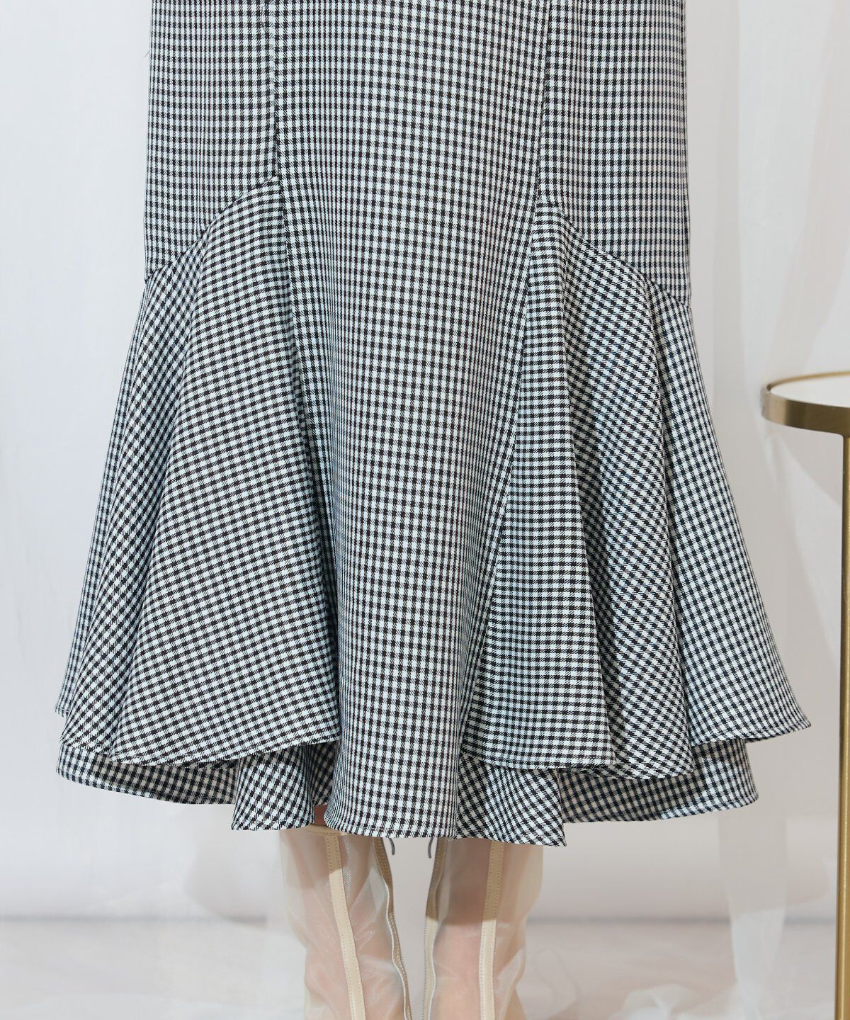 WILLSELECTION「裾ボリュームマーメイドスカート」|フレア|