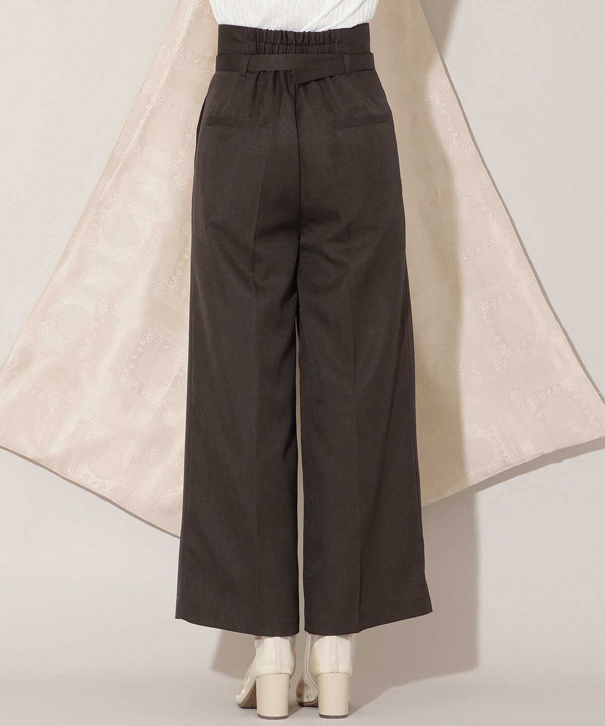 WILLSELECTION「ベルト付きタックワイドパンツ」|その他|