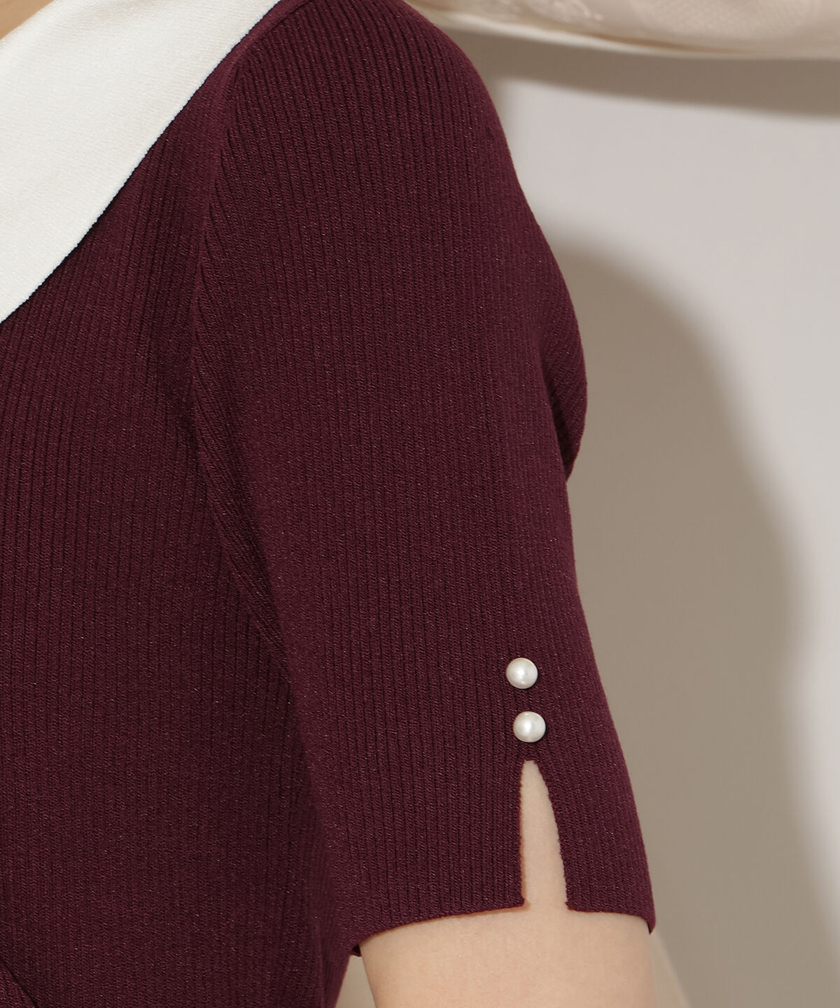 WILLSELECTION「アシメカラーリブニット」|ニット・セーター|