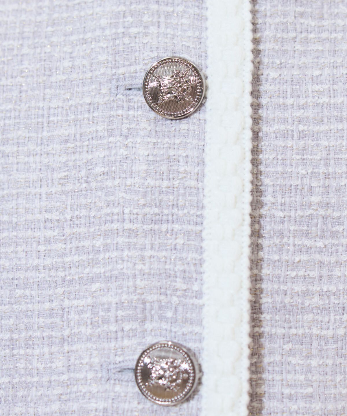 WILLSELECTION「ブレードデザインノーカラーツイードジャケット」|ノーカラージャケット|