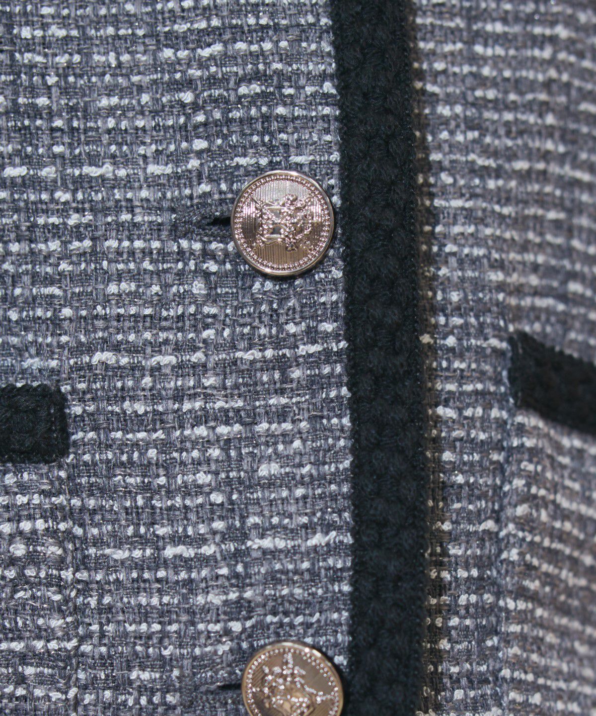 WILLSELECTION「ブレードデザインノーカラーツイードジャケット」|ノーカラージャケット|