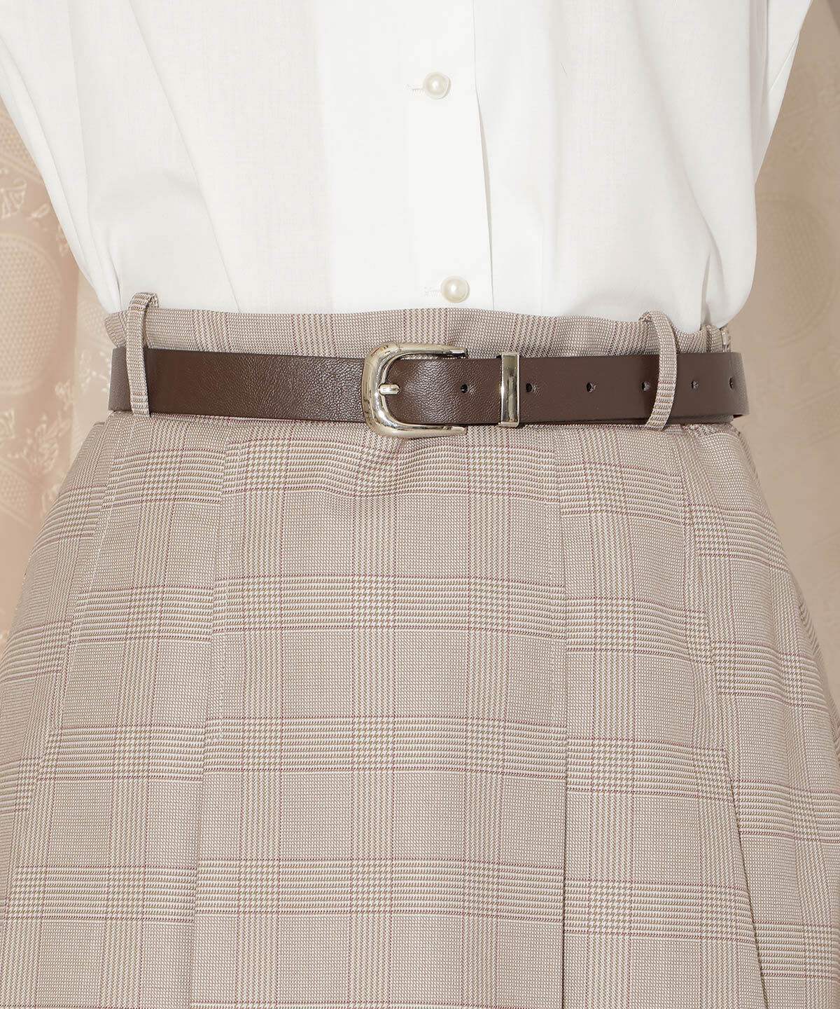 WILLSELECTION「ベルト付きプリーツミニスカート」|スカート|