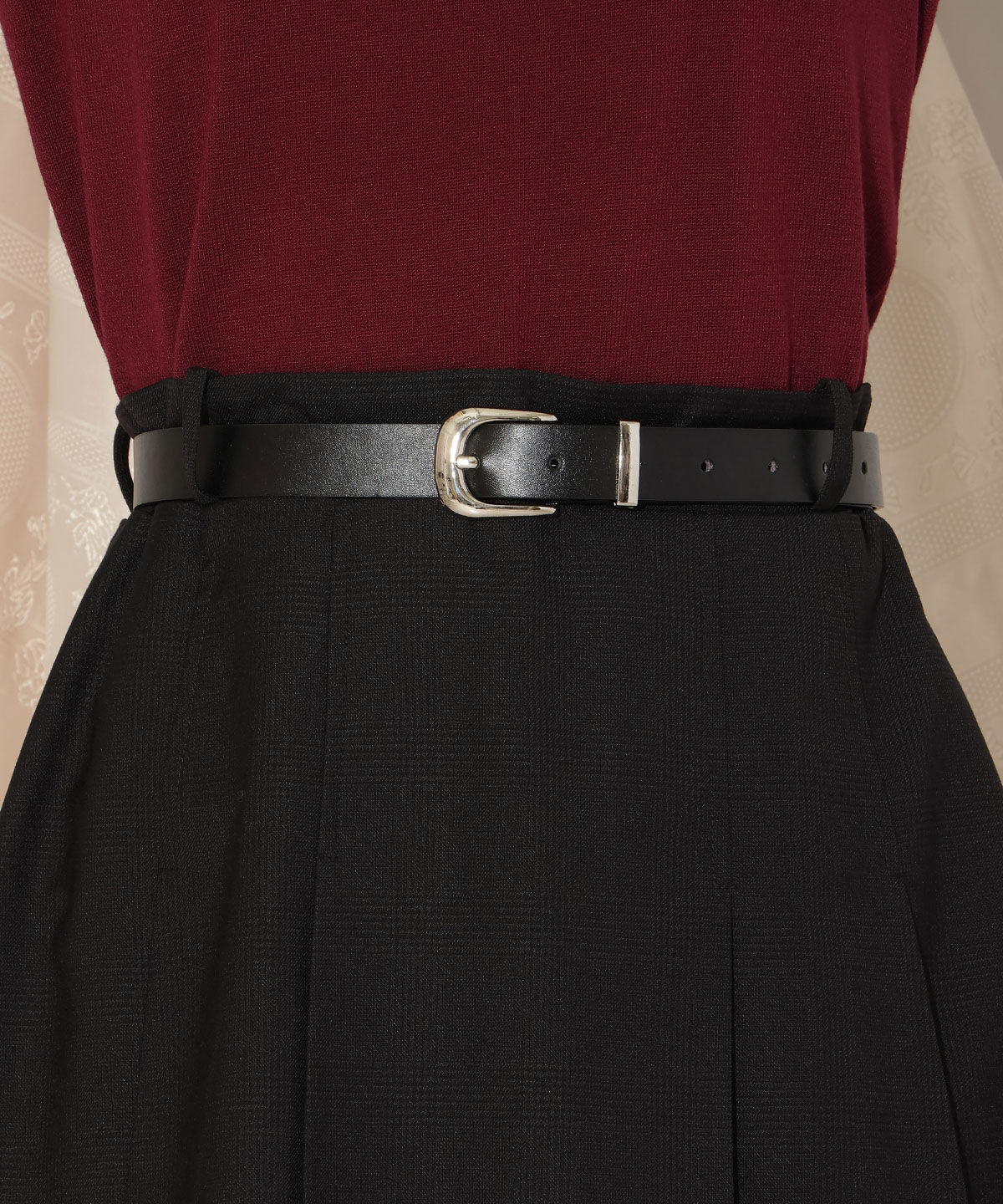 WILLSELECTION「ベルト付きプリーツミニスカート」|スカート|