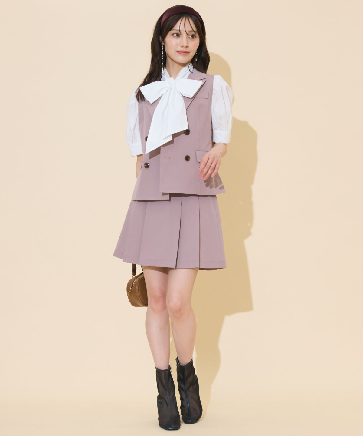 WILLSELECTION「ダブルボタンショートジレ」|その他|