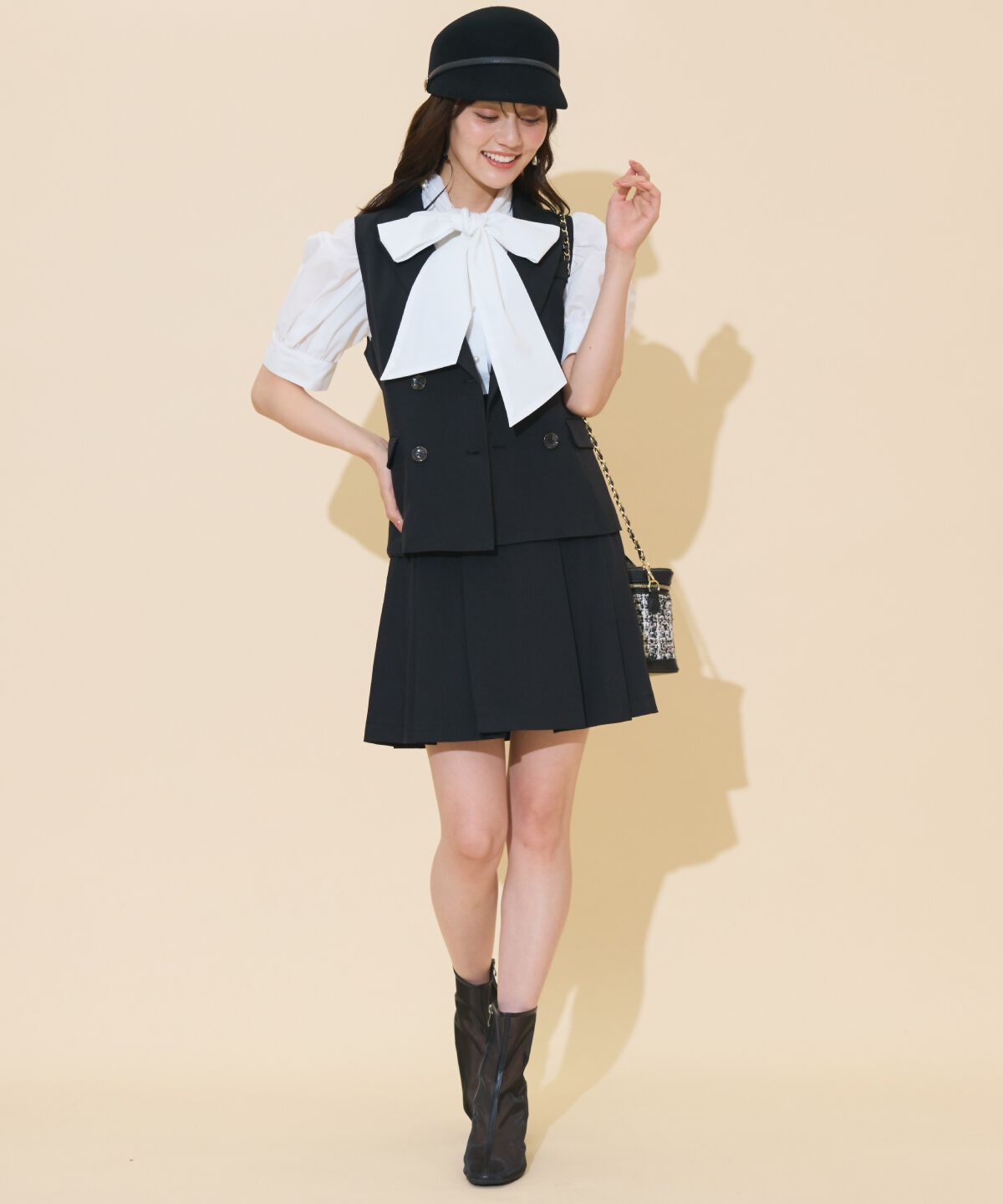 WILLSELECTION「ダブルボタンショートジレ」|その他|