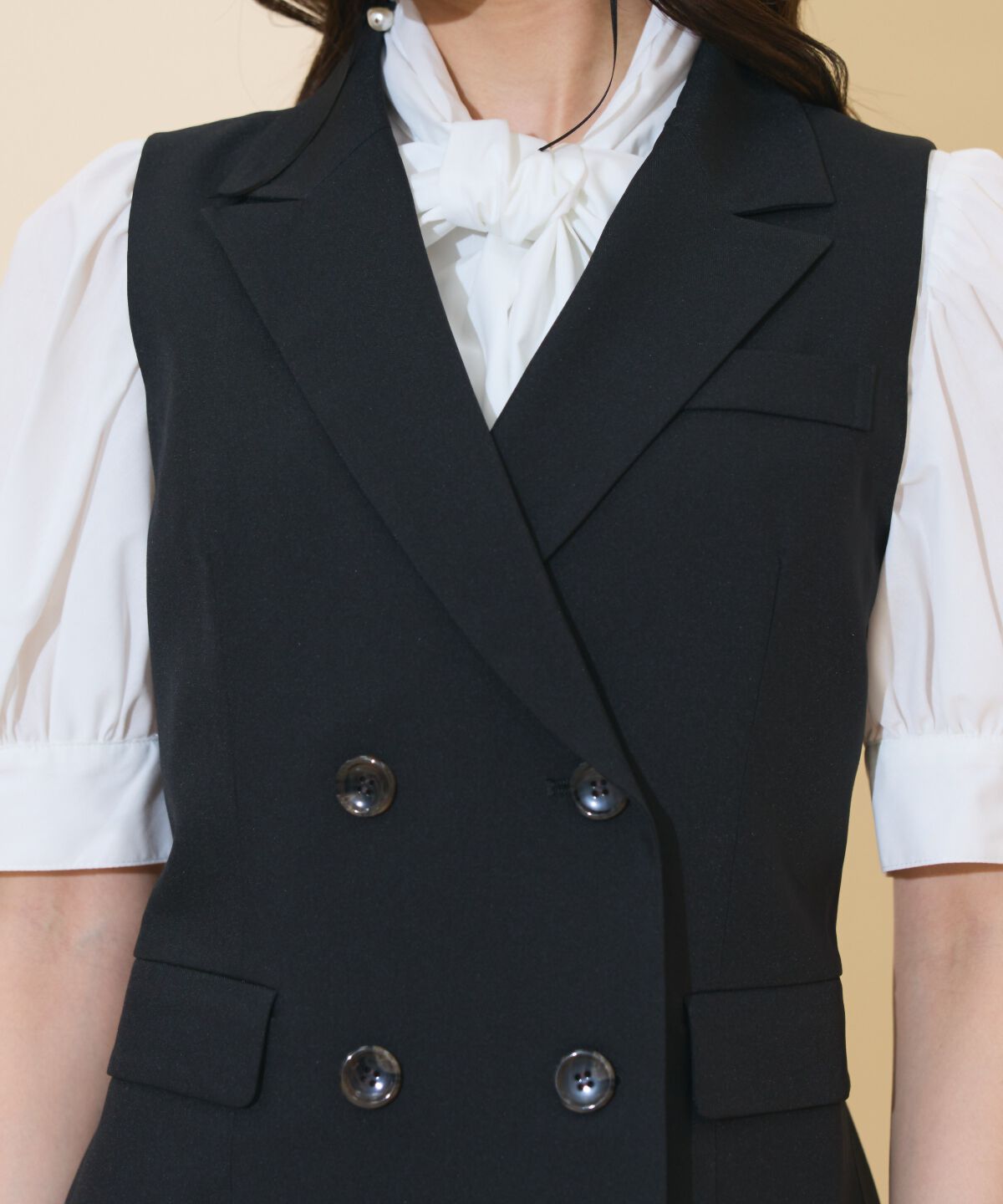 WILLSELECTION「ダブルボタンショートジレ」|その他|