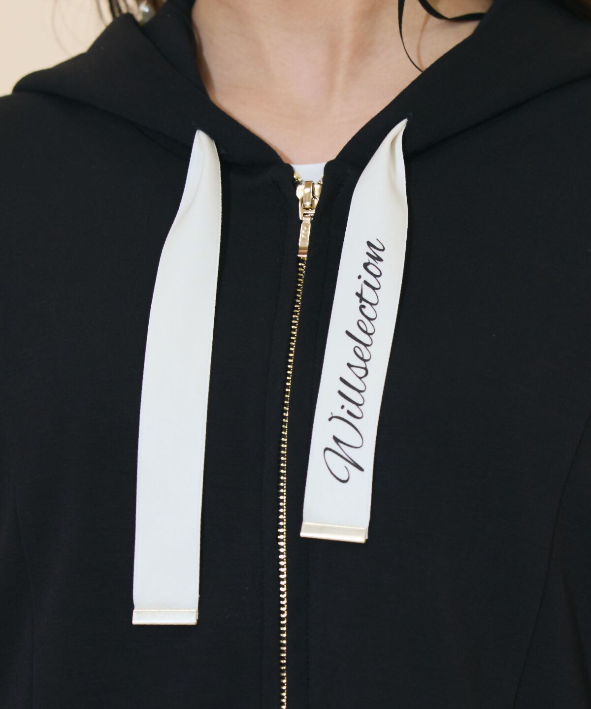 WILLSELECTION「ペプラムパーカー」|パーカー|