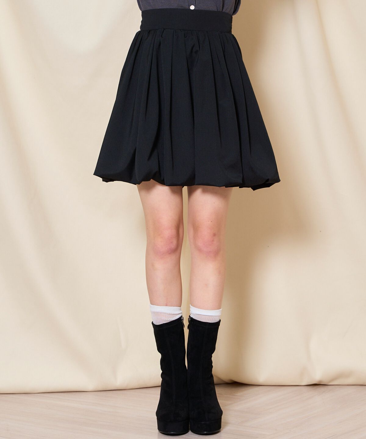 WILLSELECTION「バルーンミニスカート」|フレア|