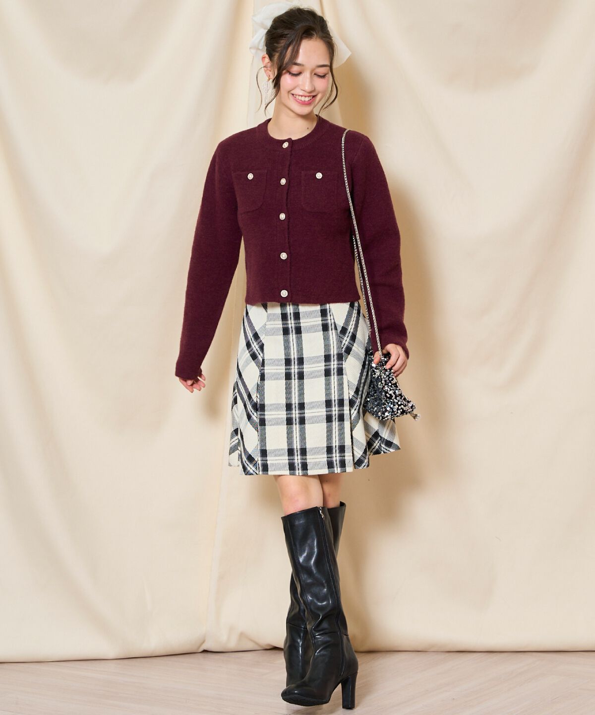 WILLSELECTION「モヘアライクニットジャケット」|カーディガン|