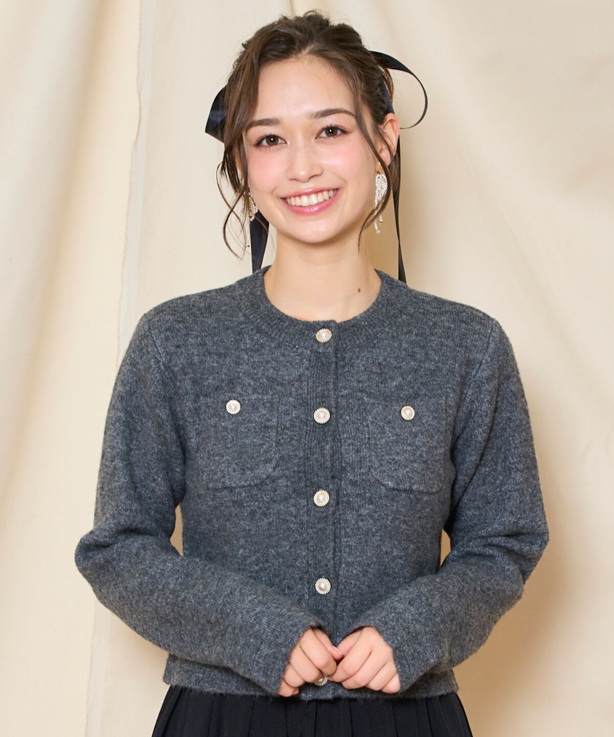 WILLSELECTION「モヘアライクニットジャケット」|カーディガン|