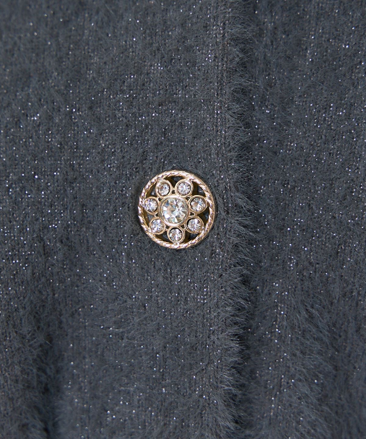 WILLSELECTION「アソートボタンラメフェザーカーディガン」|カーディガン|