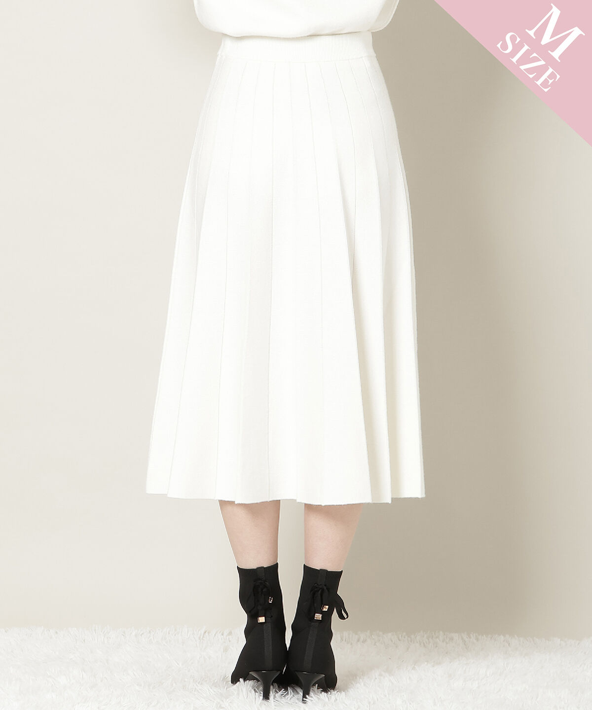 WILLSELECTION「ファーティペット付きニットSETUP」|ワンピース|