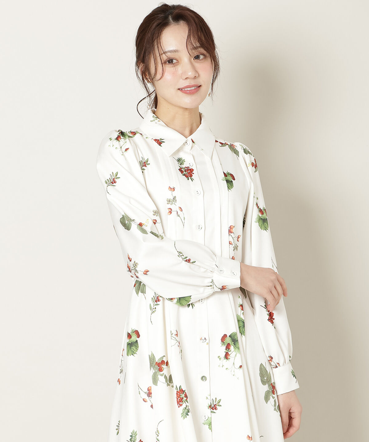 WILLSELECTION「ウィンターボタニカルリボンタイワンピース」|ワンピース|