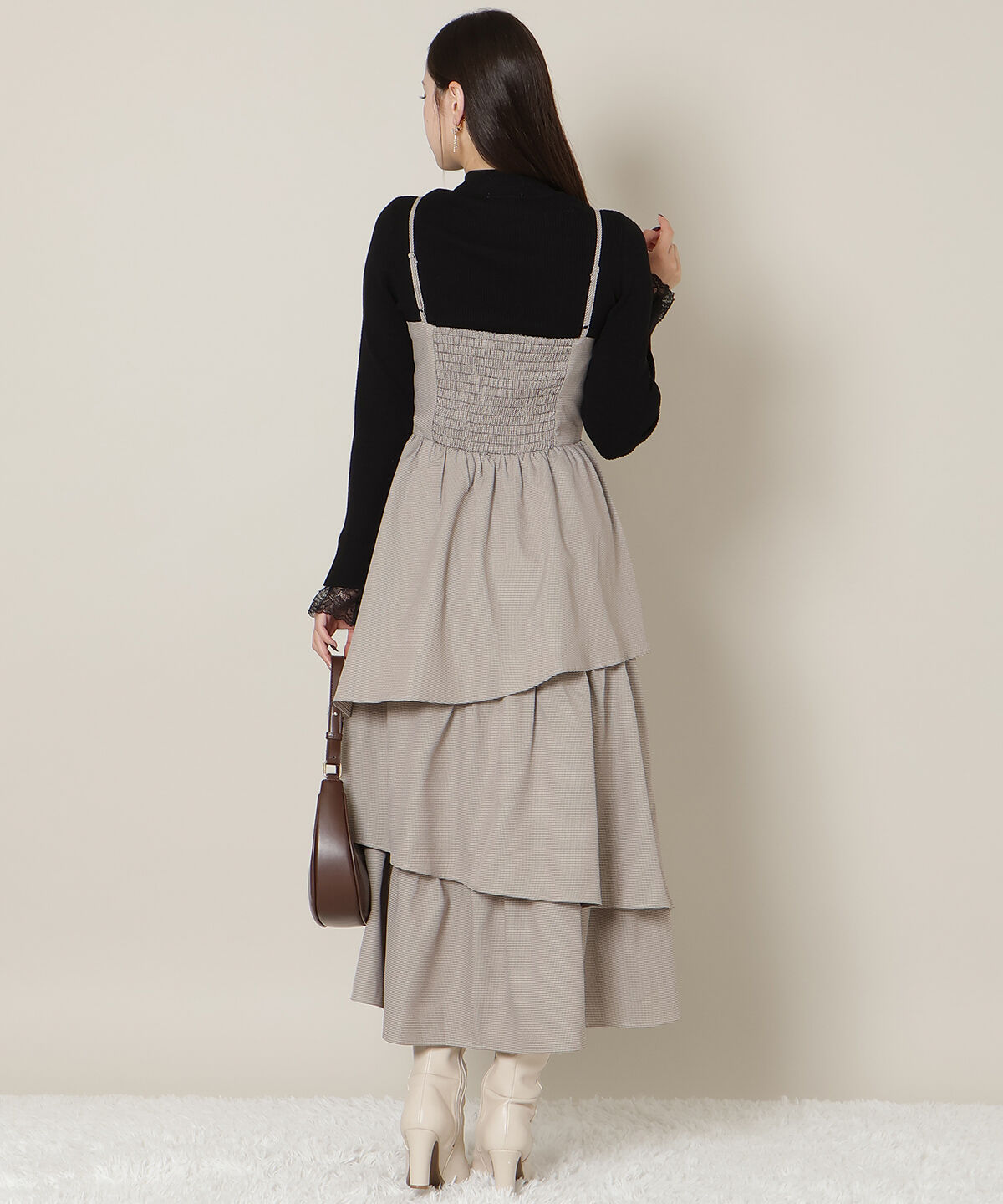 WILLSELECTION「ティアードキャミワンピース」|ワンピース|