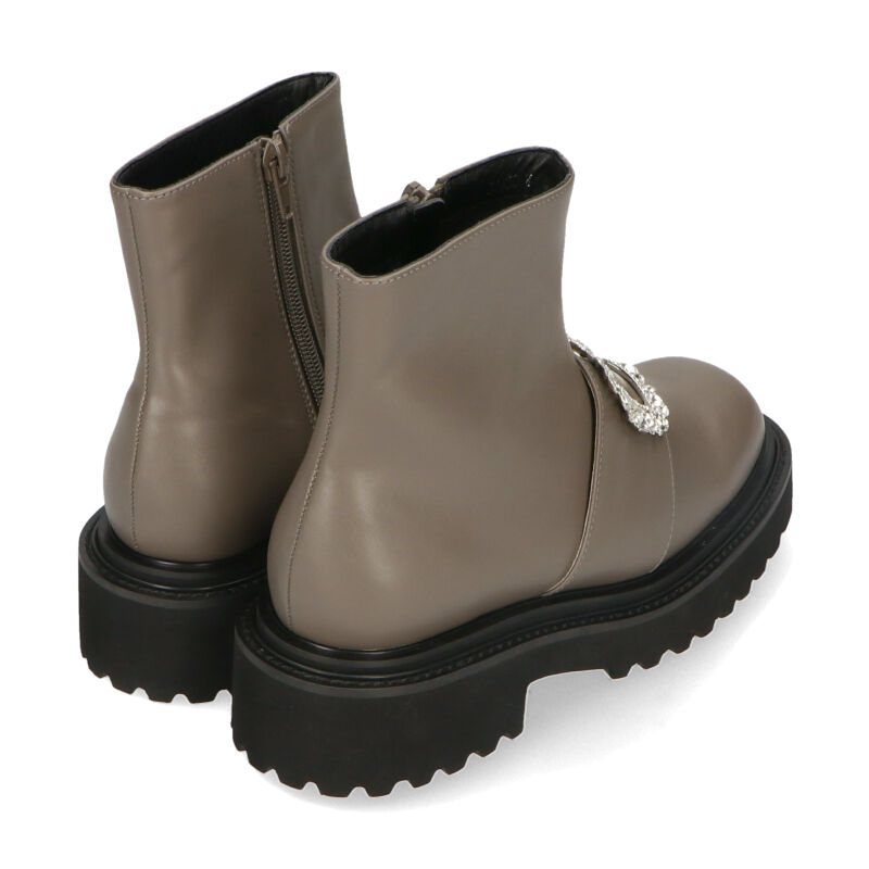 ORiental TRaffic「ビジューモチーフタンクソールブーツ/31432」|ショートブーツ|