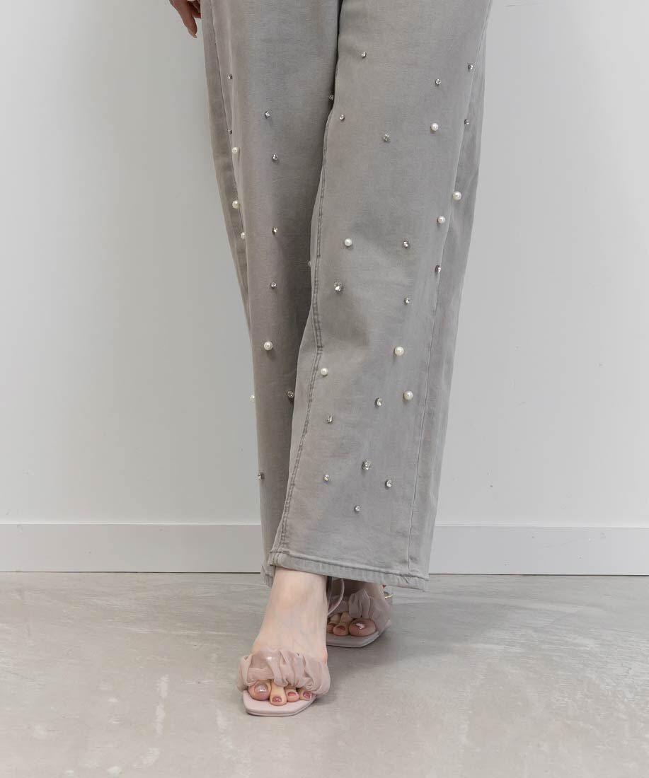  「チェリーヒールストラップサンダル」|サンダル|