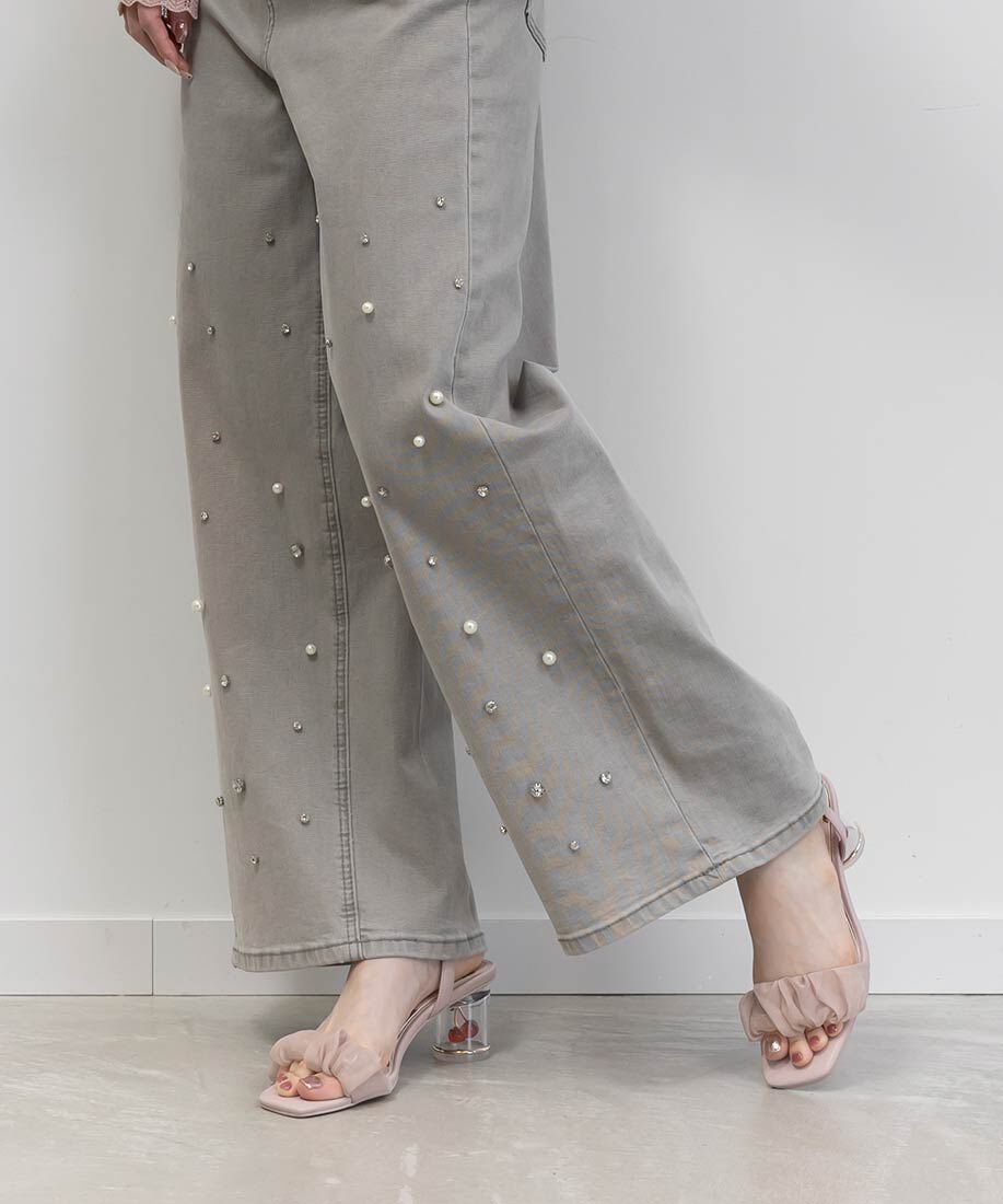  「チェリーヒールストラップサンダル」|サンダル|