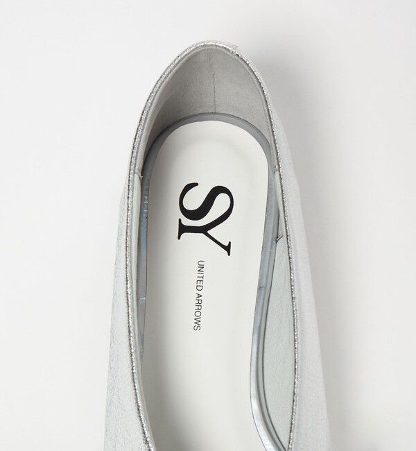 SY UNITED ARROWS「＜SY＞ポインテッド ビッグ リボン フラット10&uarr;」|パンプス|
