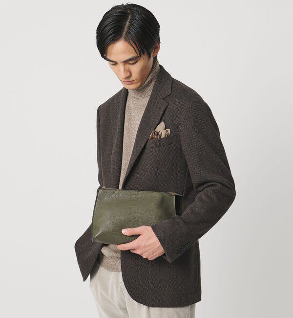 UNITED ARROWS「レザーライク ポーチ M」|その他|