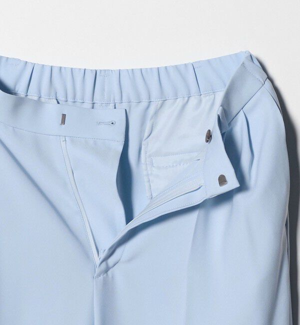 UNITED ARROWS「P 2タック ワイドパンツ ‐吸水速乾 帯電防止 接触冷感 ウォッシャブル‐」|スラックス|