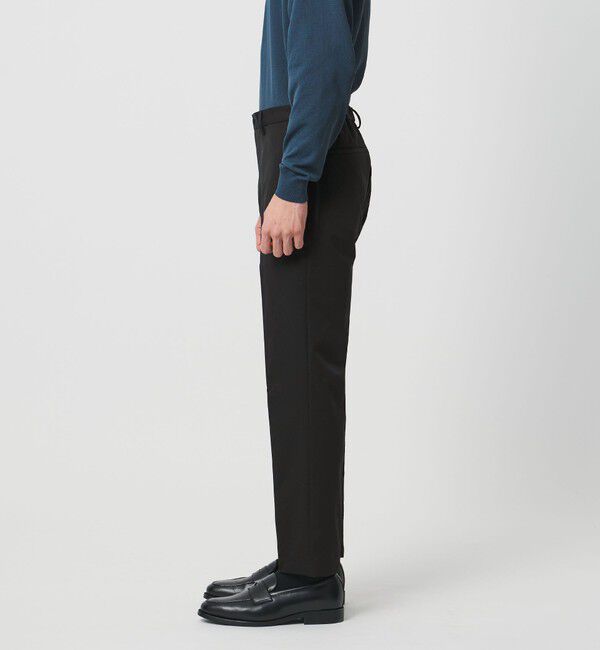 UNITED ARROWS「ダブルクロス ノープリーツ パンツ UA COZY ウォッシャブル ２WAYストレッチ はっ水」|スーツ|