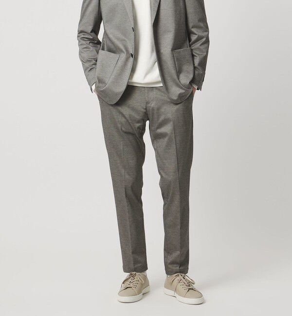 UNITED ARROWS「モックロディ ノープリーツ パンツ UA COZY ウォッシャブル ストレッチ」|テーラードジャケット|